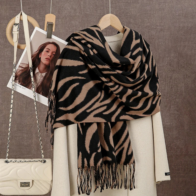 Pashmina Femme Hiver – Châle Long Doux & Chaud