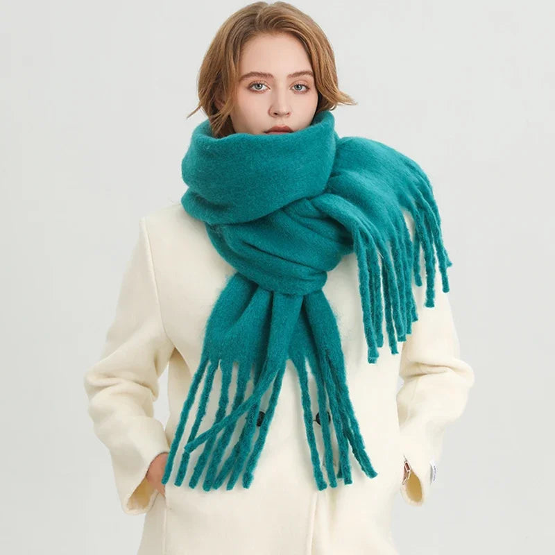 Écharpe Femme Imitation Cachemire – Châle Long 240×38 cm