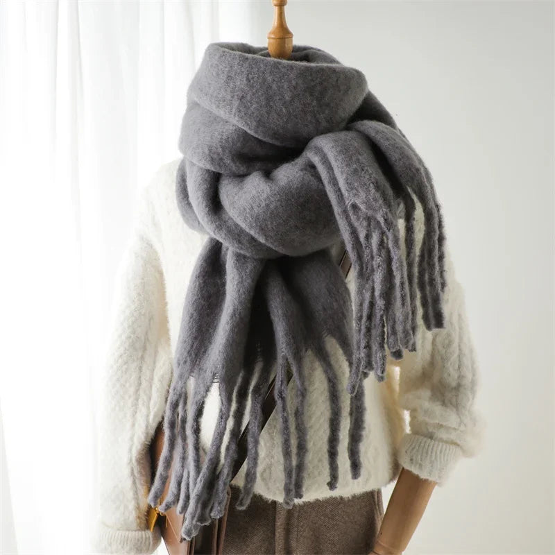 Écharpe Femme Imitation Cachemire – Châle Long 240×38 cm
