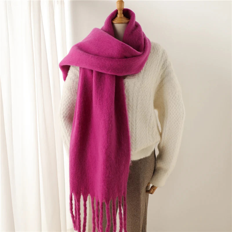 Écharpe Femme Imitation Cachemire – Châle Long 240×38 cm