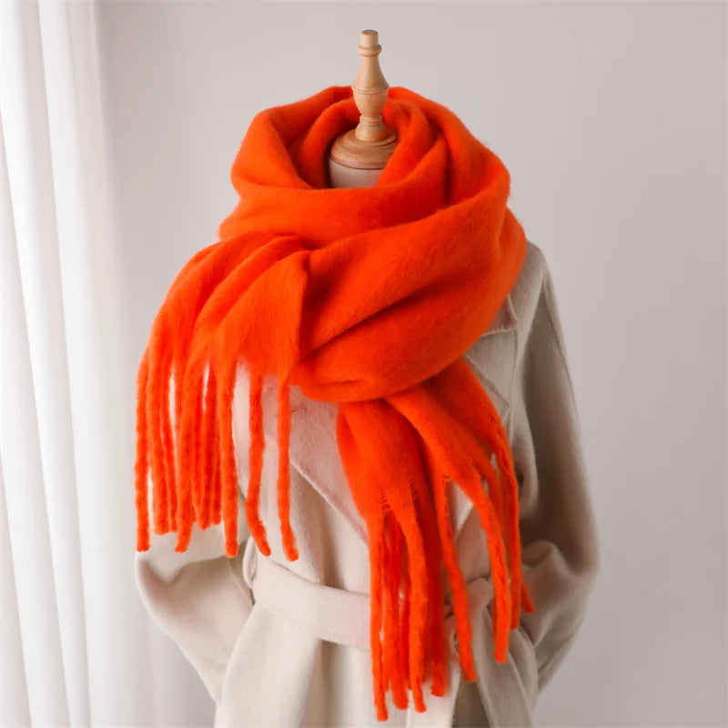 Écharpe Femme Imitation Cachemire – Châle Long 240×38 cm