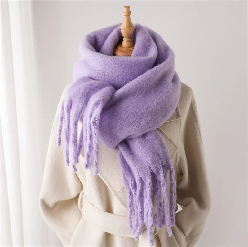 Écharpe Femme Imitation Cachemire – Châle Long 240×38 cm