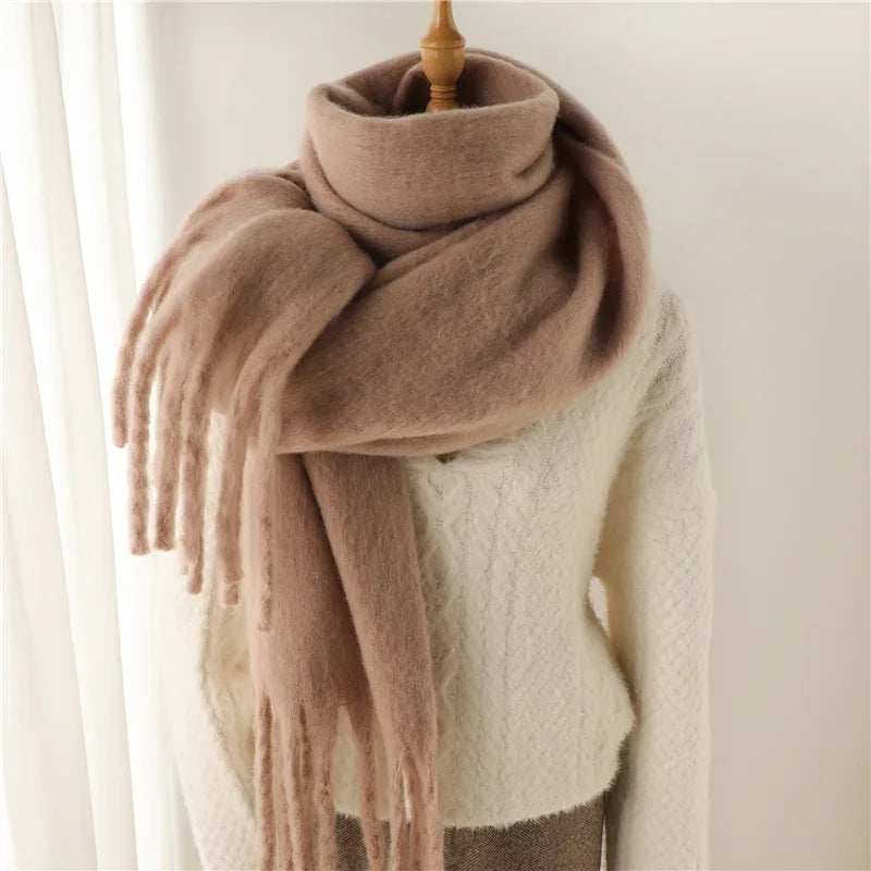 Écharpe Femme Imitation Cachemire – Châle Long 240×38 cm