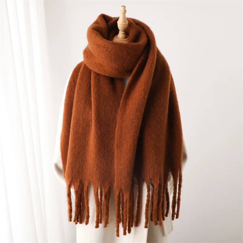 Écharpe Femme Imitation Cachemire – Châle Long 240×38 cm