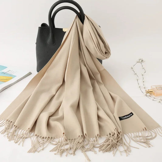Écharpe Femme Cachemire – Pashmina Hiver 200×70 cm
