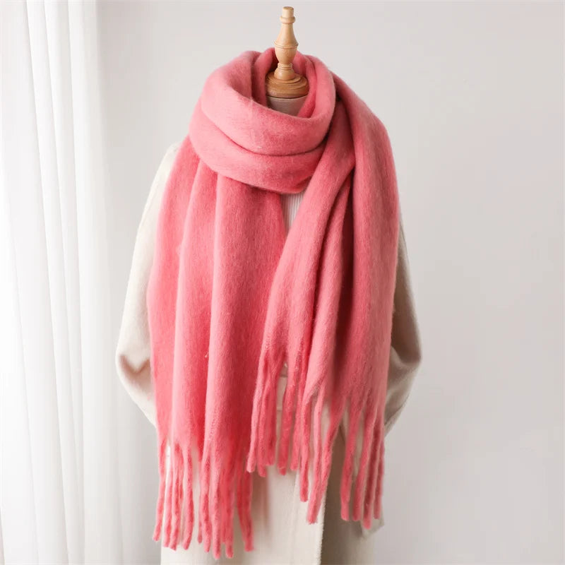 Écharpe Femme Imitation Cachemire – Châle Long 240×38 cm