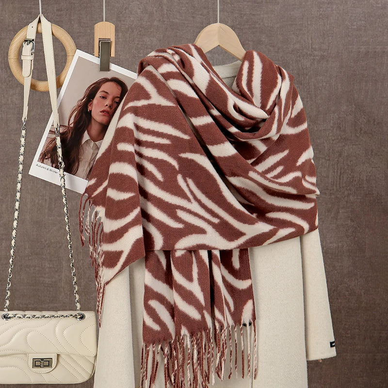 Pashmina Femme Hiver – Châle Long Doux & Chaud