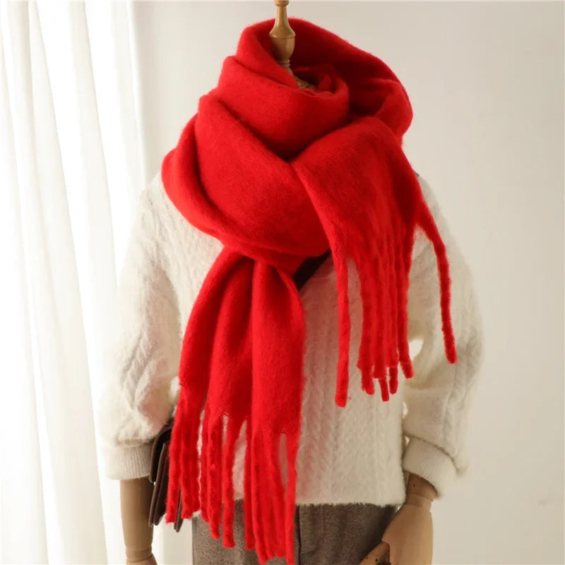 Écharpe Femme Imitation Cachemire – Châle Long 240×38 cm