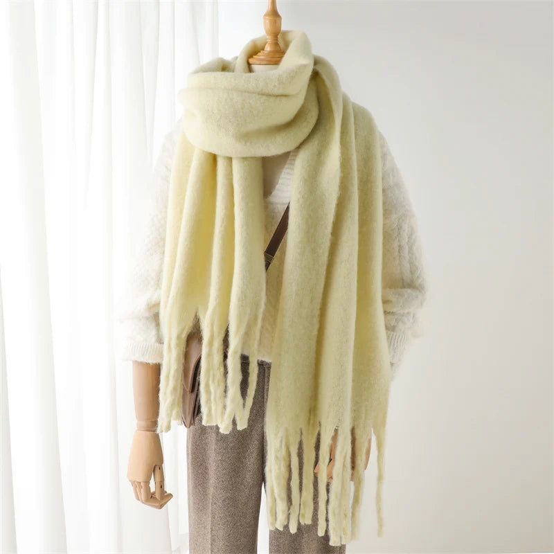 Écharpe Femme Imitation Cachemire – Châle Long 240×38 cm