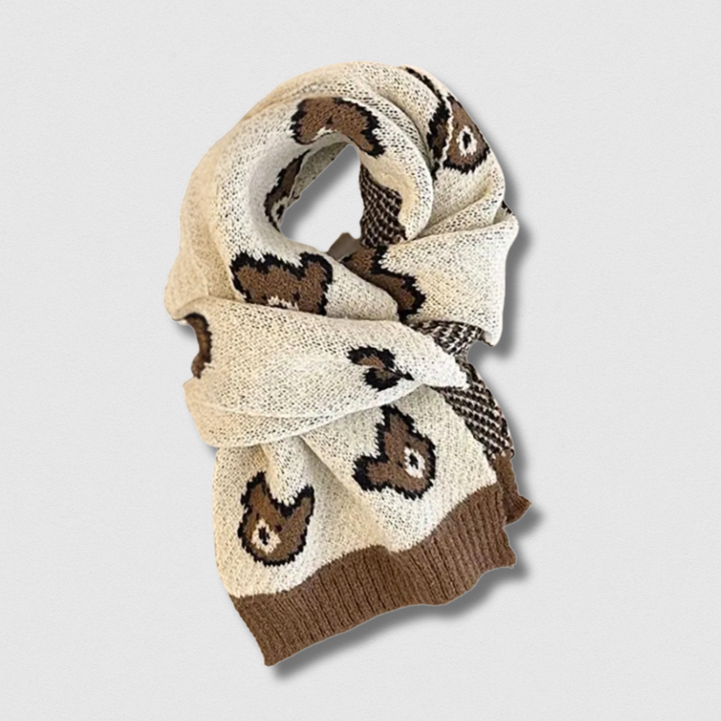 Écharpe Enfant Hiver Rayée – Mignonne & Chaude