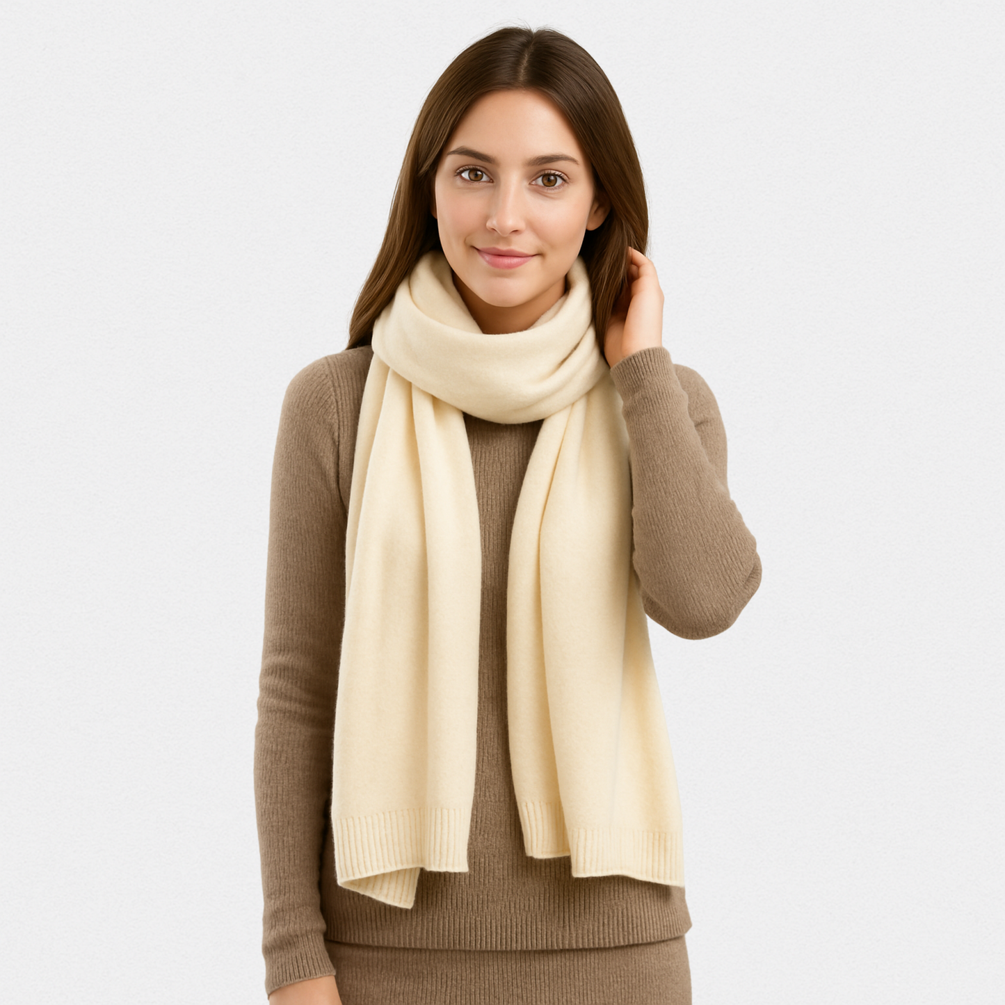 Écharpe 100% Cachemire – Luxe Hiver