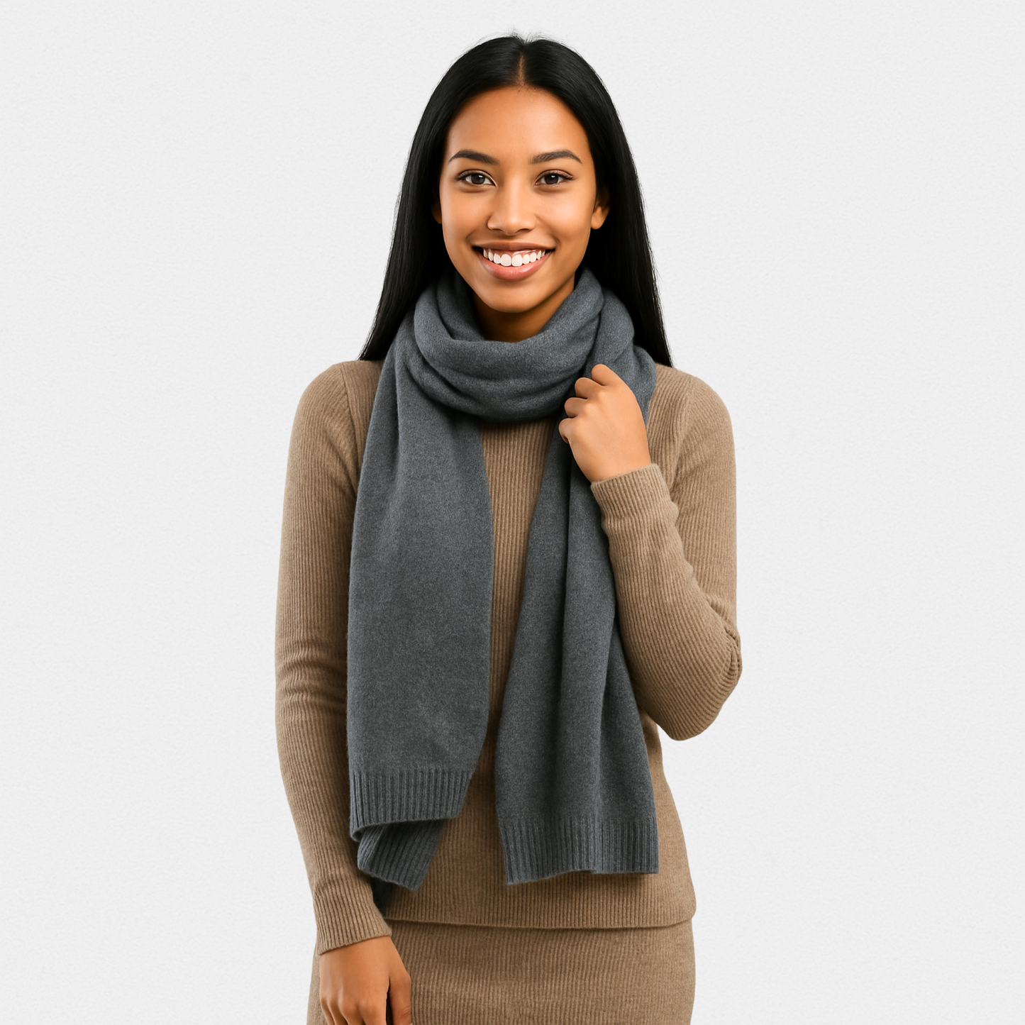 Écharpe 100% Cachemire – Luxe Hiver
