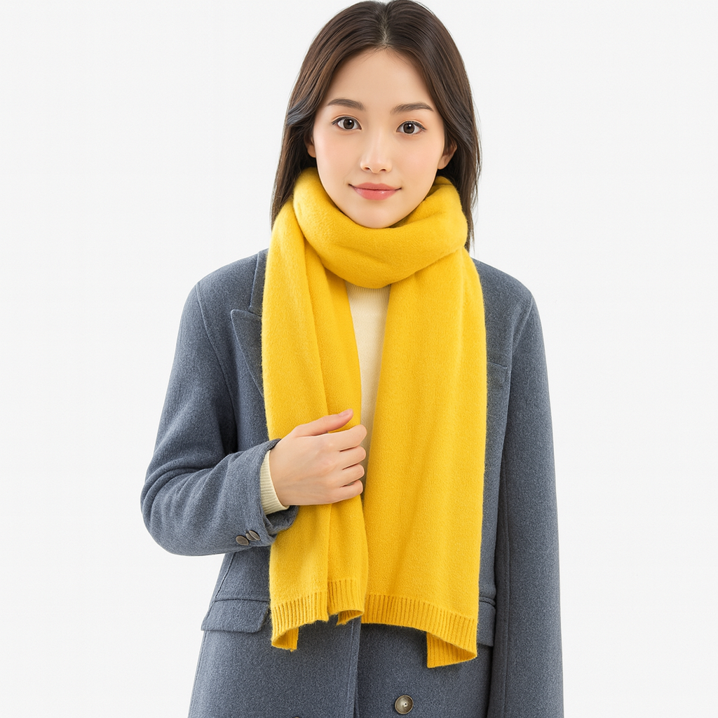 Écharpe 100% Cachemire – Luxe Hiver