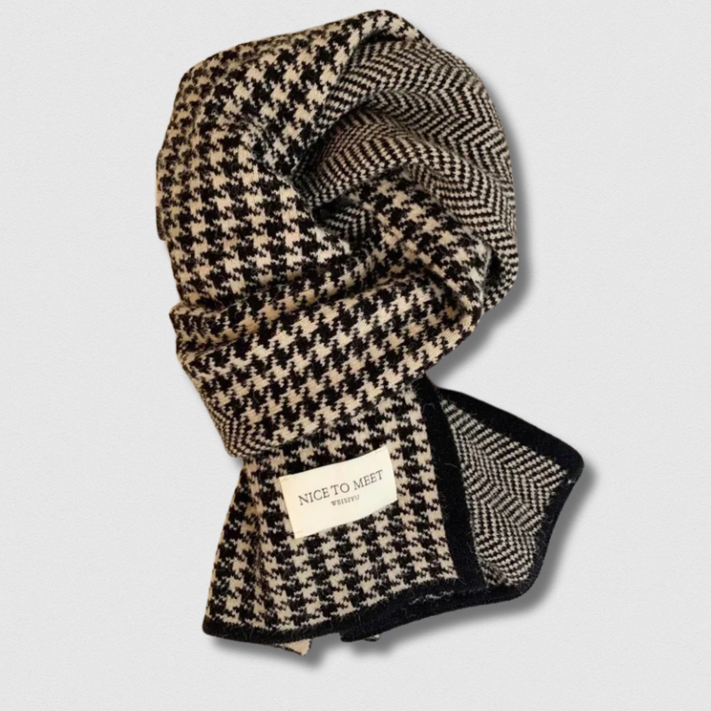 Écharpe Femme Double Face à Carreaux – Hiver Chaude