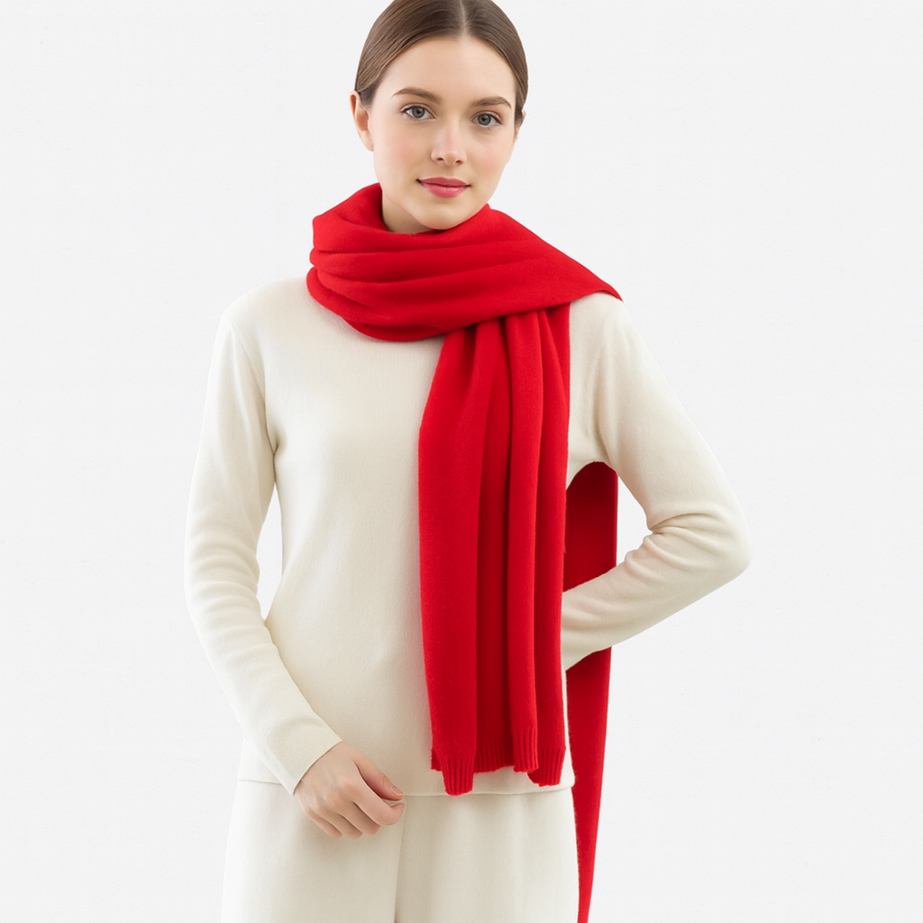 Écharpe 100% Cachemire – Luxe Hiver