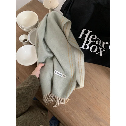 Écharpe Femme 100% Laine Australienne – Châle Hiver Doux