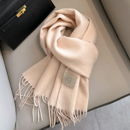 Écharpe 100% Laine Unisexe – Hiver 180×32 cm