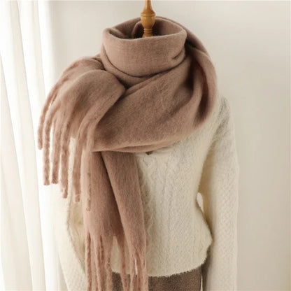 Écharpe Femme Imitation Cachemire – Châle Long 240×38 cm