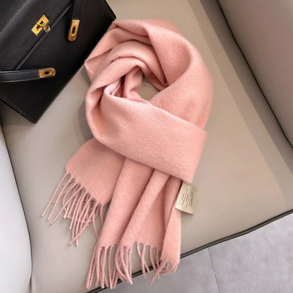 Écharpe 100% Laine Unisexe – Hiver 180×32 cm