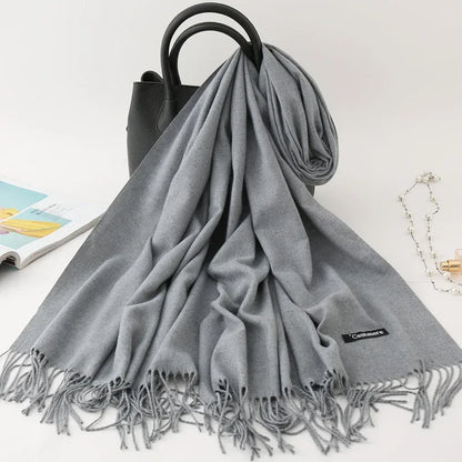 Écharpe Femme Cachemire – Pashmina Hiver 200×70 cm