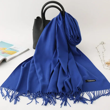 Écharpe Femme Cachemire – Pashmina Hiver 200×70 cm
