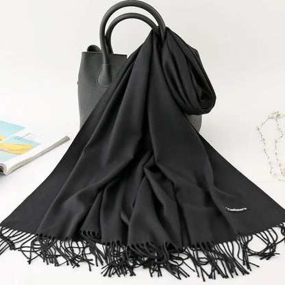 Écharpe Femme Cachemire – Pashmina Hiver 200×70 cm
