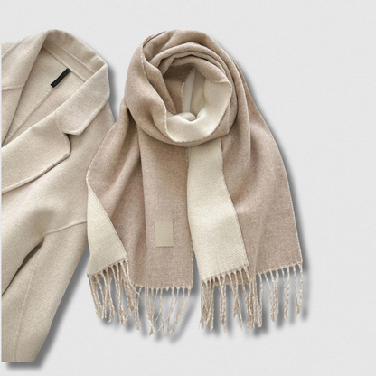 Écharpe Double Face Laine Hiver – Luxe & Confort