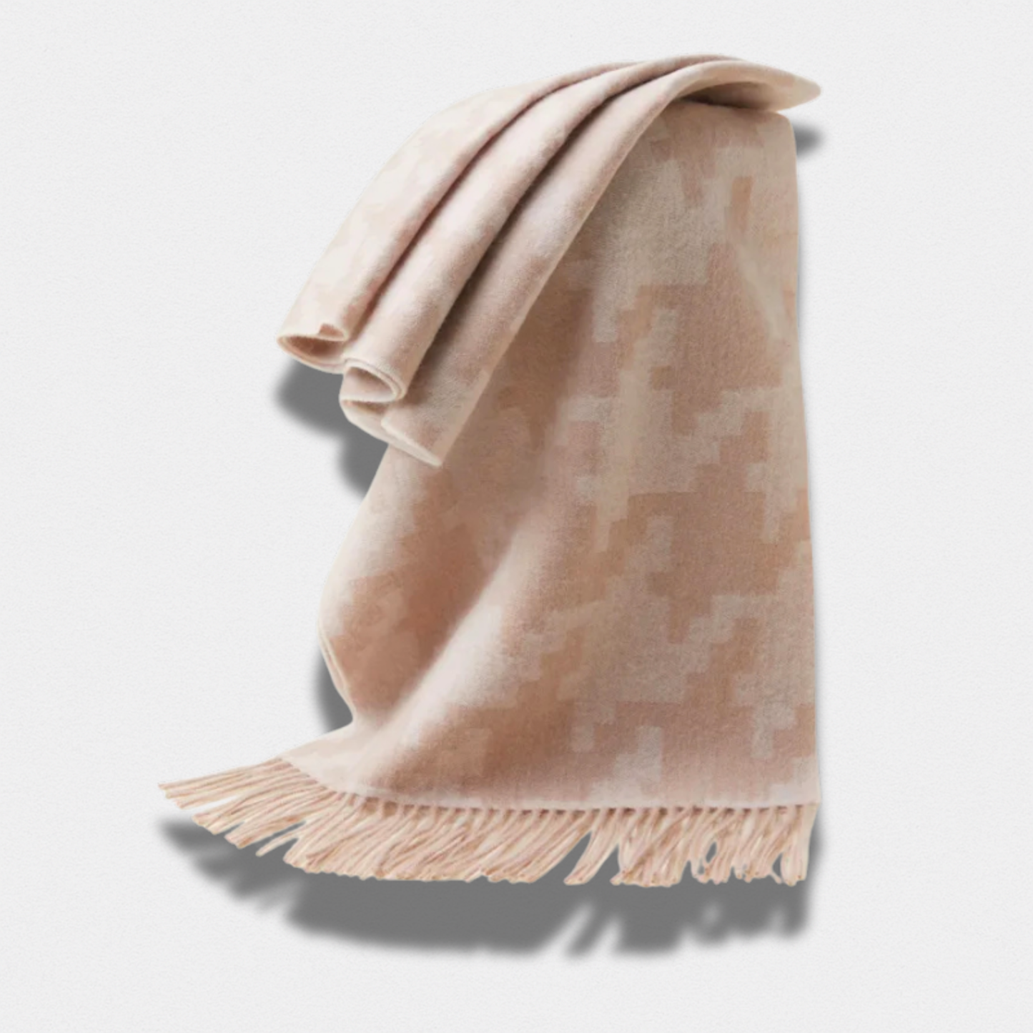 Écharpe 100% Laine – Unisexe Jacquard 190×35 cm