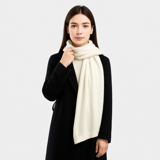 Écharpe 100% Cachemire – Luxe Hiver