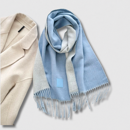 Écharpe Double Face Laine Hiver – Luxe & Confort