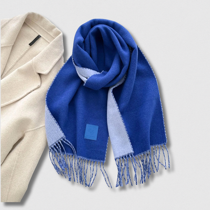 Écharpe Double Face Laine Hiver – Luxe & Confort