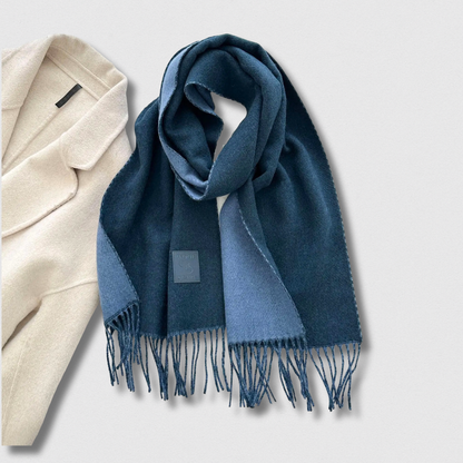 Écharpe Double Face Laine Hiver – Luxe & Confort