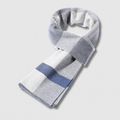 Écharpe Homme 100% Laine – Business Hiver 180×30 cm