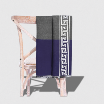 Écharpe Homme Imitation Cachemire – Hiver 180×32 cm