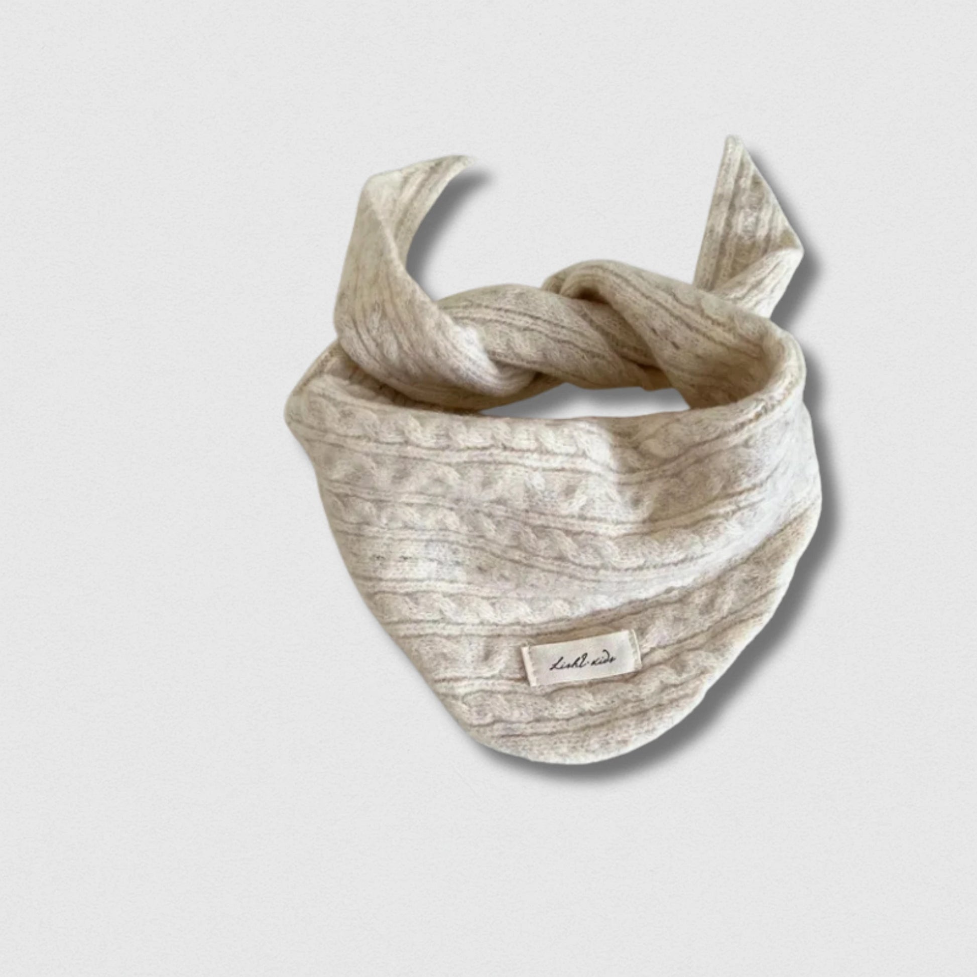 Écharpe enfant beige en cachemire doux – écharpe chaude pour filles et garçons