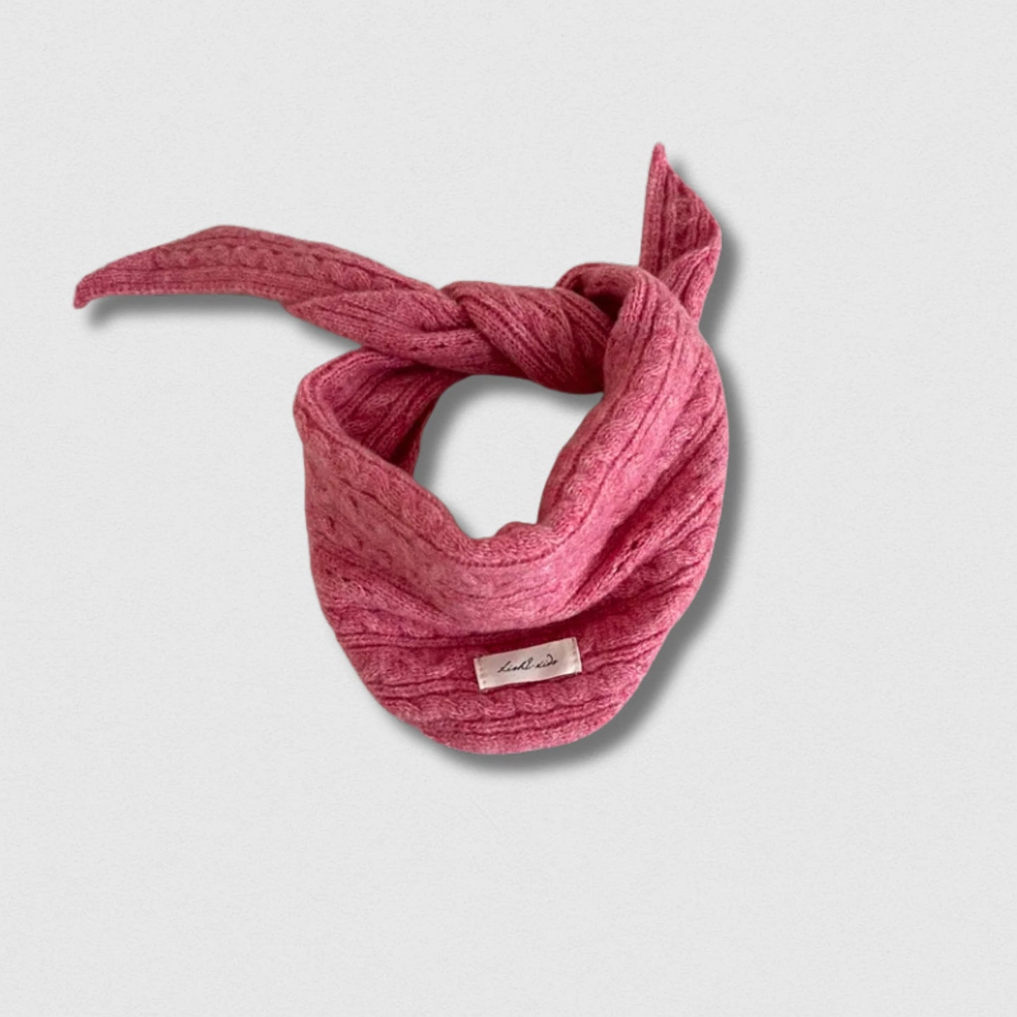 Écharpe enfant rose – cachemire chaud et confortable – style japonais coréen