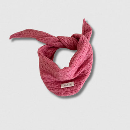 Écharpe enfant rose – cachemire chaud et confortable – style japonais coréen
