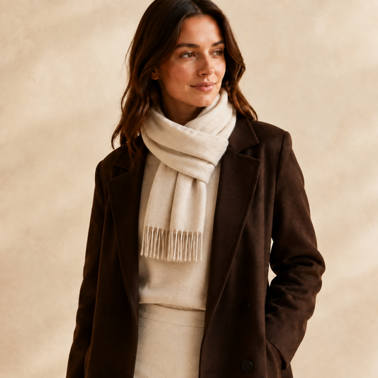 Écharpe femme<br>Élégance fine et chaleur hivernale