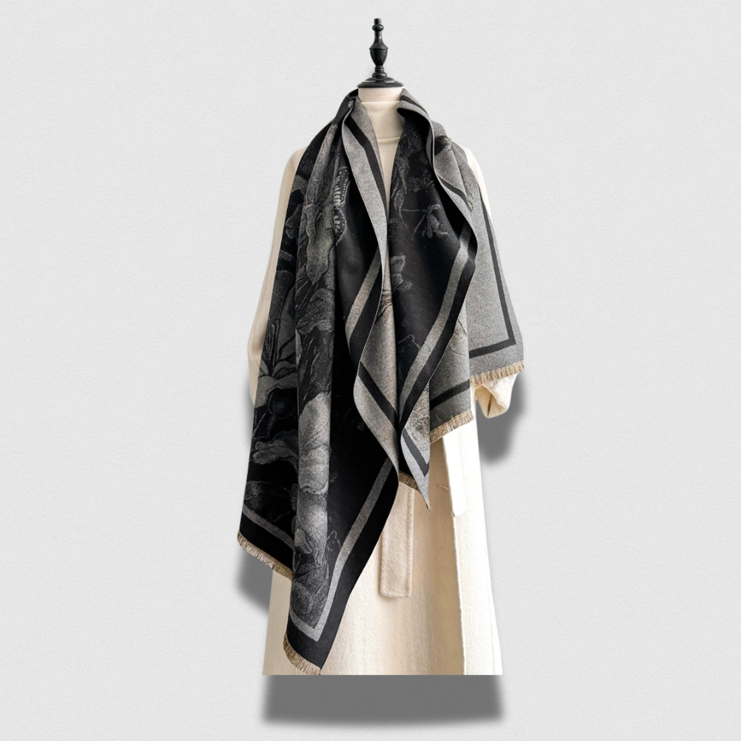 Écharpe Femme Imitation Cachemire<br>Pashmina 187×65 cm