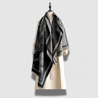 Écharpe Femme Imitation Cachemire<br>Pashmina 187×65 cm