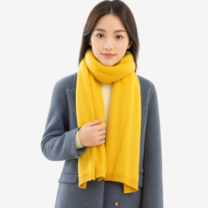 Écharpe 100% Cachemire – Luxe Hiver