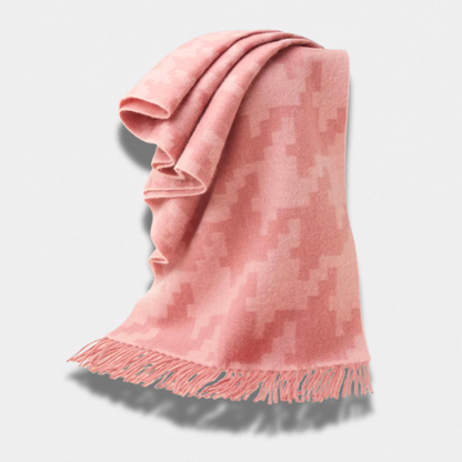 Écharpe 100% Laine – Unisexe Jacquard 190×35 cm