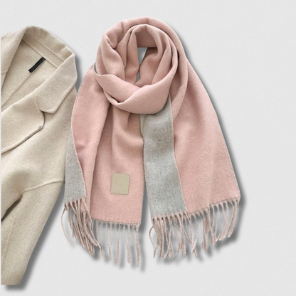Écharpe Double Face Laine Hiver – Luxe & Confort