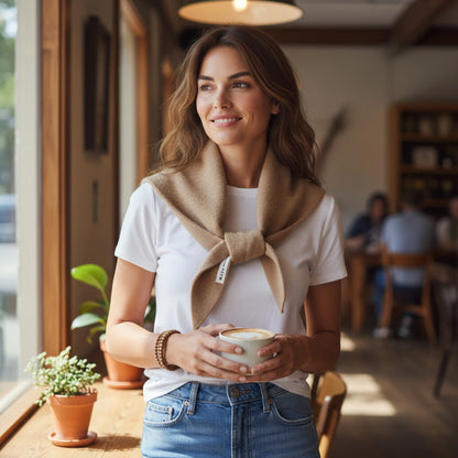 Écharpe Femme en Laine – Triangle 120 cm – Élégance & Chaleur | Maison Amavia