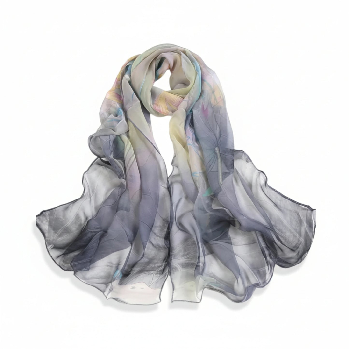 Foulard femme en soie<br>Signature Maison Amavia