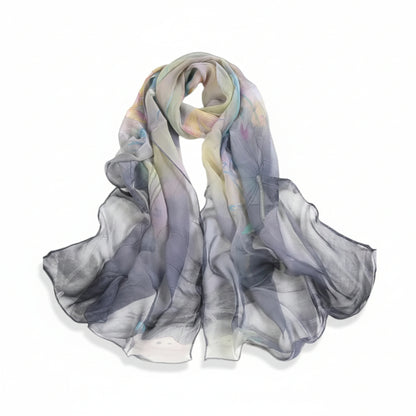 Foulard femme en soie<br>Signature Maison Amavia