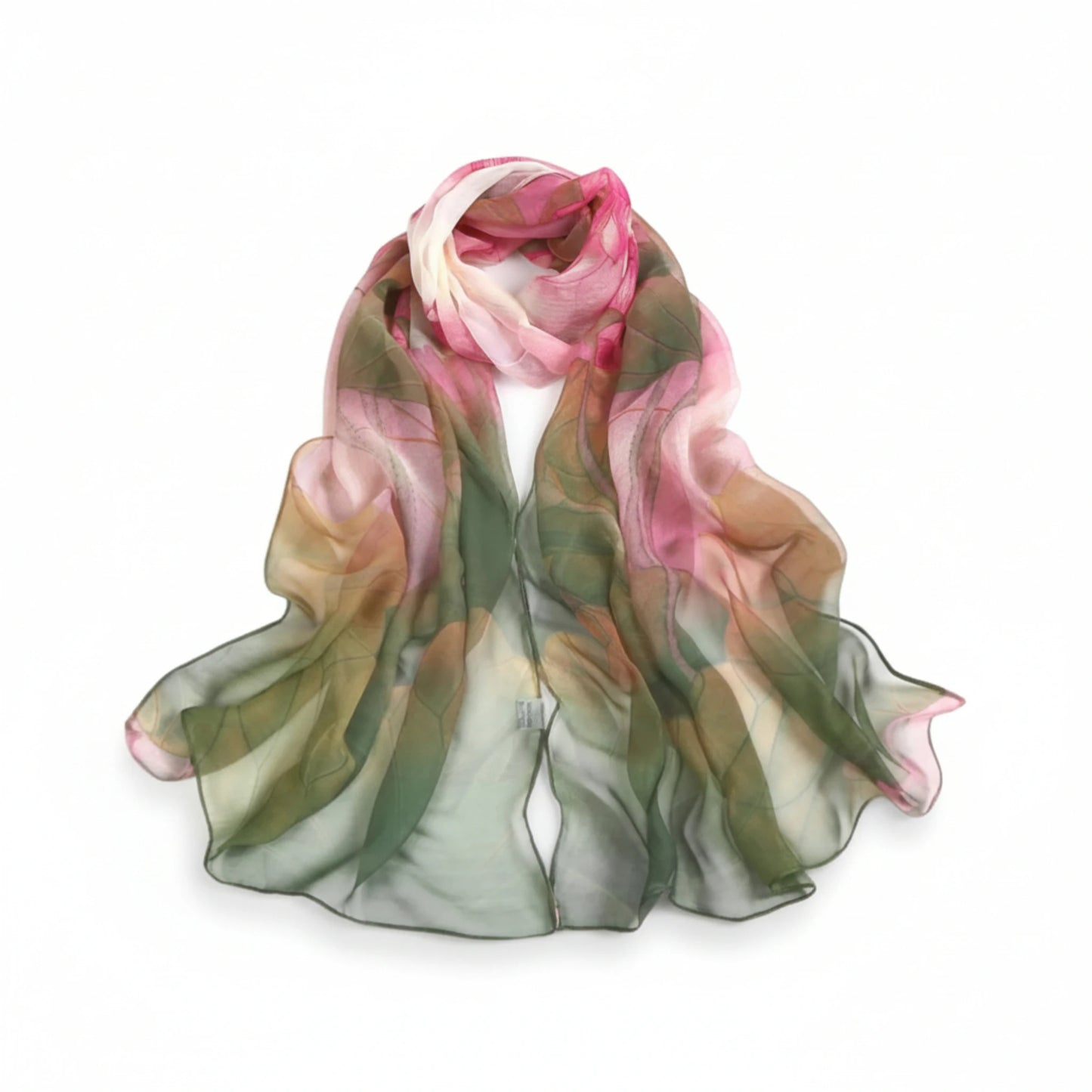 Foulard femme en soie<br>Signature Maison Amavia