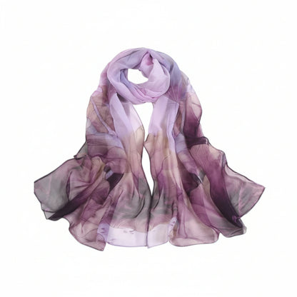 Foulard femme en soie<br>Signature Maison Amavia