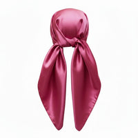 Foulard en Soie Luxe 90x90 cm - Satin Uni