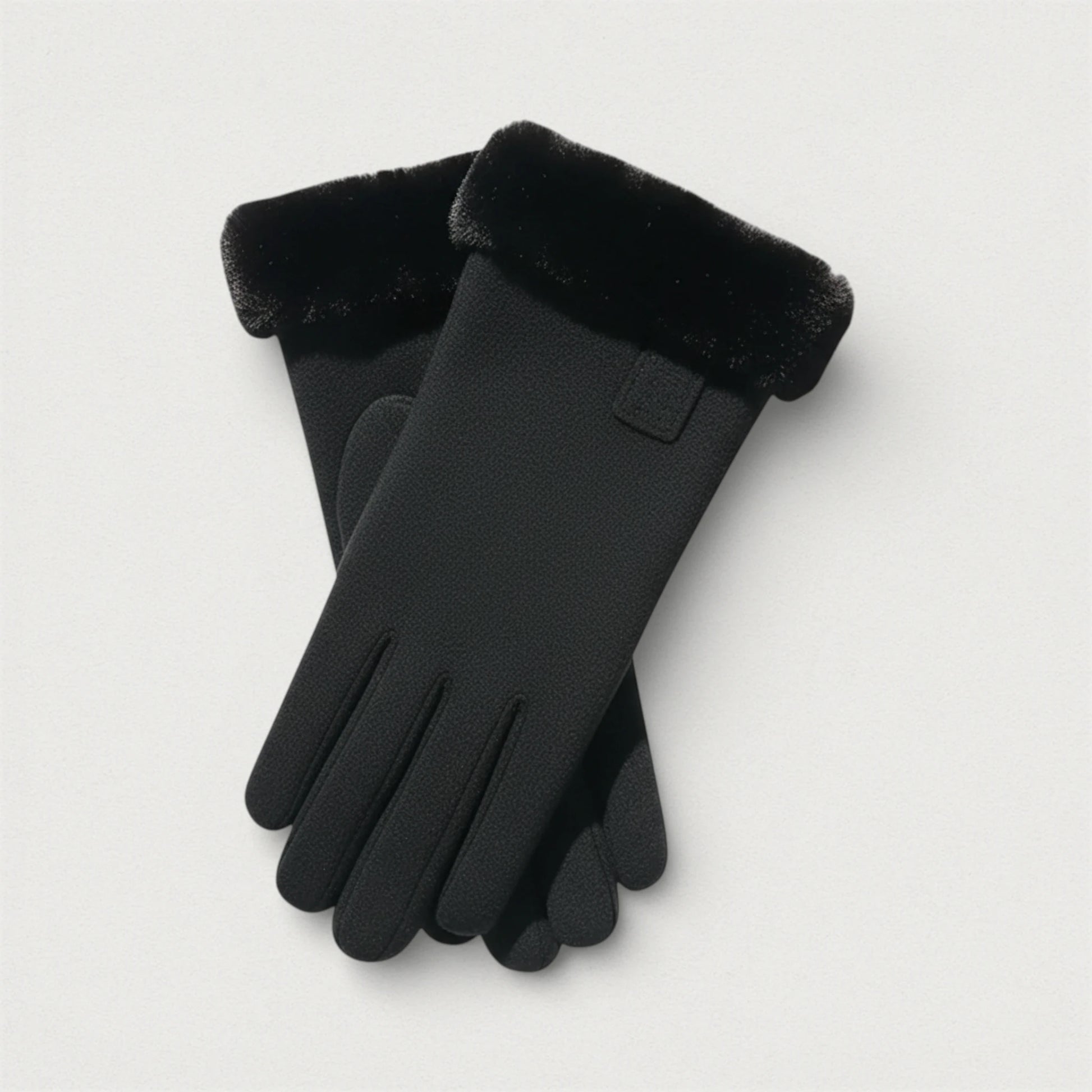 Gants femme d’hiver chauds noir